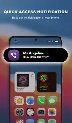 Dynamic Island iOS 16 android App screenshot 5